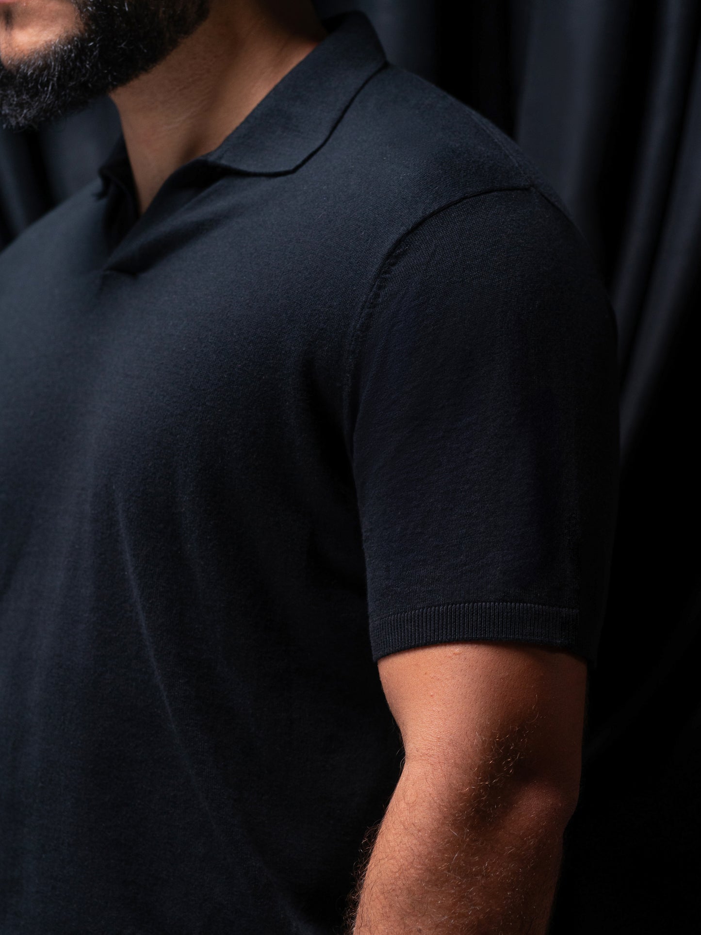 PRESALE - GLAZOMER Poloshirt, schwarz