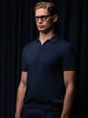 GLAZOMER Poloshirt, blau