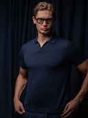 GLAZOMER Poloshirt, blau