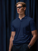 GLAZOMER Poloshirt, blau
