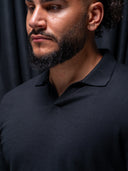 GLAZOMER Poloshirt, schwarz