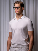 GLAZOMER Poloshirt, weiß