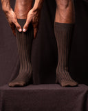GLAZOMER Herrensocken, braun