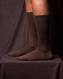 GLAZOMER Herrensocken, braun