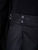 GLAZOMER Anzughose (Flanell - 6cm), schwarz