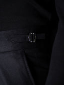 GLAZOMER Anzughose (Flanell - 6cm), schwarz