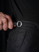 GLAZOMER Anzughose (Flanell - Classic), schwarz