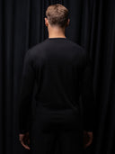 PRE-SALE GLAZOMER Rundhalspullover, schwarz