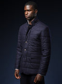 Steppjacke, blau