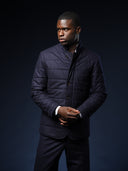 Steppjacke, blau