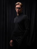 PRE-SALE GLAZOMER Polopullover, schwarz