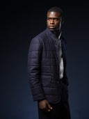 Steppjacke, blau