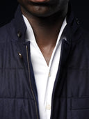 Steppjacke, blau