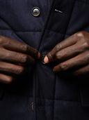 Steppjacke, blau