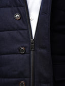 Steppjacke, blau