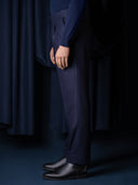 GLAZOMER Anzughose (Flanell - Classic), blau