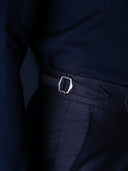 GLAZOMER Anzughose (Flanell - Classic), blau