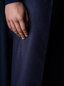 GLAZOMER Anzughose (Flanell - Classic), blau