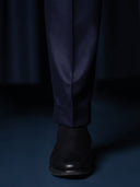 GLAZOMER Anzughose (Flanell - Classic), blau