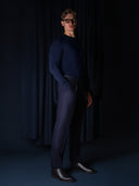 GLAZOMER Anzughose (Flanell - Classic), blau