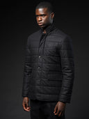 Steppjacke, schwarz