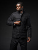 Steppjacke, schwarz