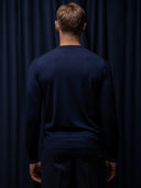 PRE-SALE GLAZOMER Rundhalspullover, blau