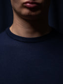 PRE-SALE GLAZOMER Rundhalspullover, blau