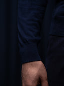 PRE-SALE GLAZOMER Rundhalspullover, blau