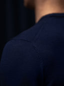 PRE-SALE GLAZOMER Rundhalspullover, blau