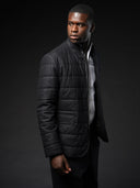 Steppjacke, schwarz