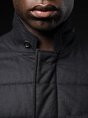 Steppjacke, schwarz