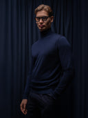 PRE-SALE GLAZOMER Rollkragenpullover, blau