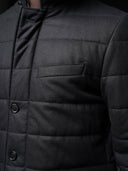 Steppjacke, schwarz