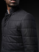 Steppjacke, schwarz