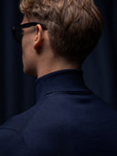 PRE-SALE GLAZOMER Rollkragenpullover, blau