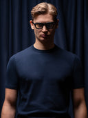 GLAZOMER T-Shirt, blau