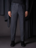 GLAZOMER Anzugshose (Flanell - Classic), grau