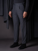 GLAZOMER Anzugshose (Flanell - Classic), grau