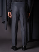 GLAZOMER Anzugshose (Flanell - Classic), grau