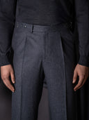 GLAZOMER Anzugshose (Flanell - Classic), grau