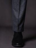 GLAZOMER Anzughose (Flanell - Gurkha), grau