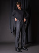 GLAZOMER Anzugshose (Flanell - Classic), grau