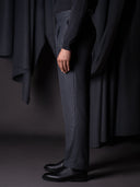 GLAZOMER Anzughose (Flanell - Gurkha), grau