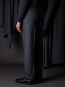 GLAZOMER Anzughose (Flanell - Gurkha), grau