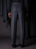 GLAZOMER Anzughose (Flanell - Gurkha), grau