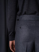 GLAZOMER Anzughose (Flanell - Gurkha), grau