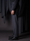 GLAZOMER Anzughose (Flanell - 6cm), grau