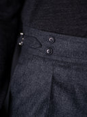 GLAZOMER Anzughose (Flanell - 6cm), grau