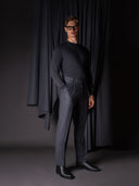 GLAZOMER Anzughose (Flanell - 6cm), grau